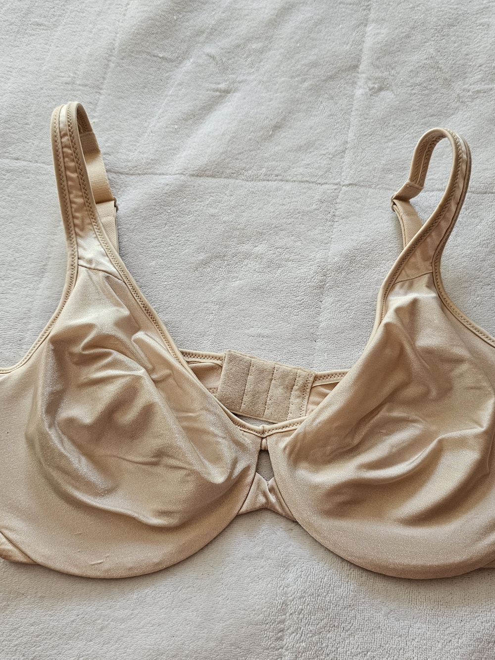 Beige Full Coverage Unlined Bra